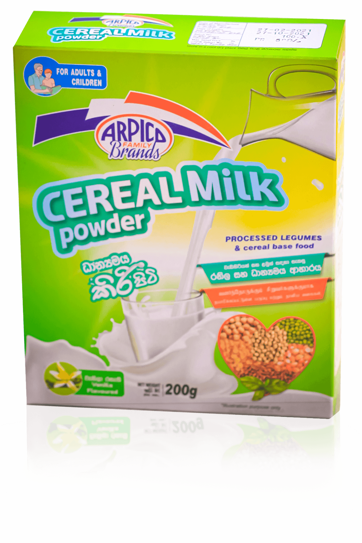 APICO FAMILY CEREAL MILK 200g-Vanila