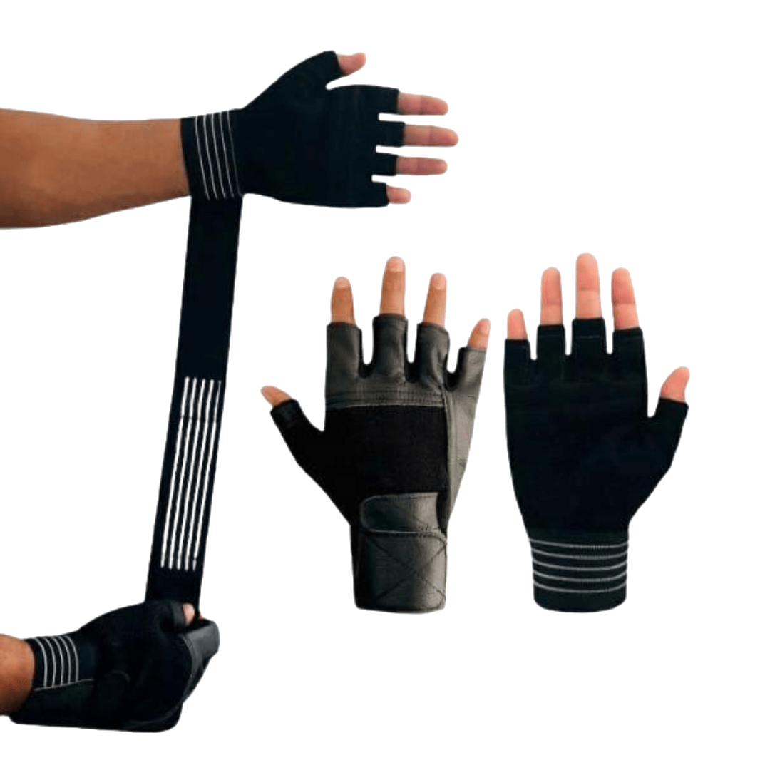 GYM GLOVE WITH WRIST SUPPORTER